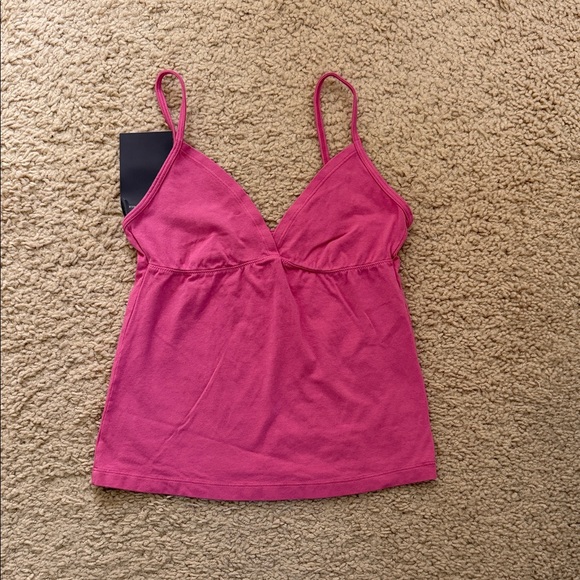 Brandy Melville Tops - Brandy melville fuchsia pink Tiffany tank top